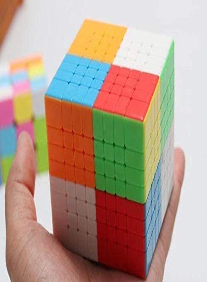 HAWKISTER مكعب السرعة HAWKISTER MoYu MFJS Meilong 8X8 بدون ملصقات (Mofang Jiaoshi)، مقاس 70 مم، للأطفال - Image 4